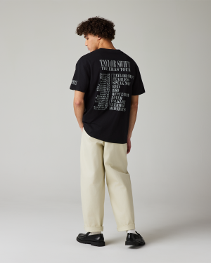 Taylor Swift | The Eras Tour Through LA Black T-Shirt