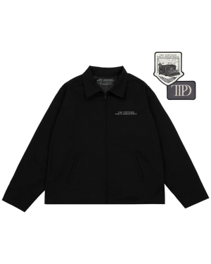 The Tortured Poets Department Black Jacket & 2 Patch Set Bundle