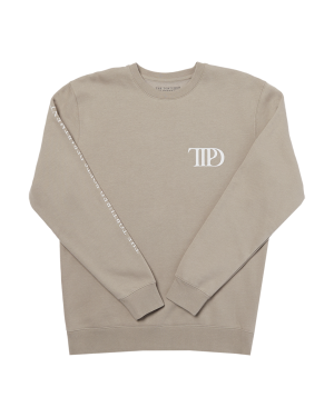 The Tortured Poets Department Beige Crewneck